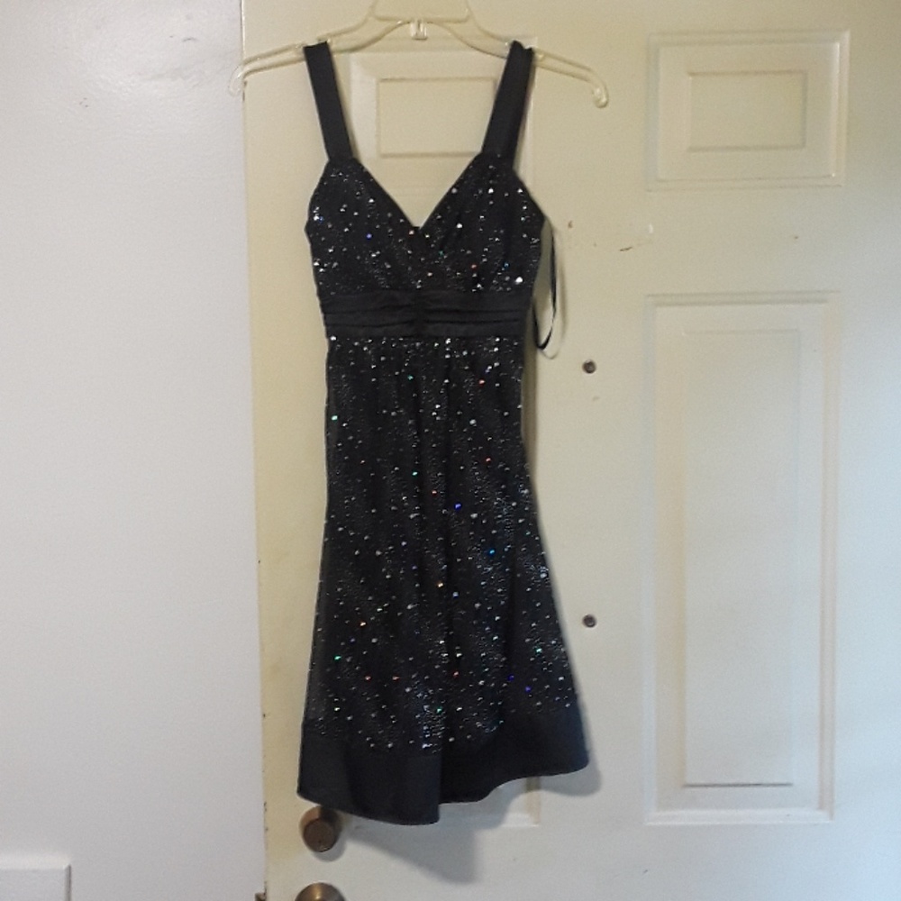 Women's Juniors Black Special Occasion Dress Size Small